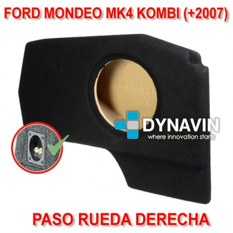 FORD MONDEO MK4 KOMBI (+2007) - CAJA ACUSTICA PARA SUBWOOFER ESPECÍFICA PARA HUECO EN EL MALETERO