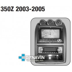 NISSAN 350Z (2003-2006) - MARCO ADAPTADOR 2 DIN