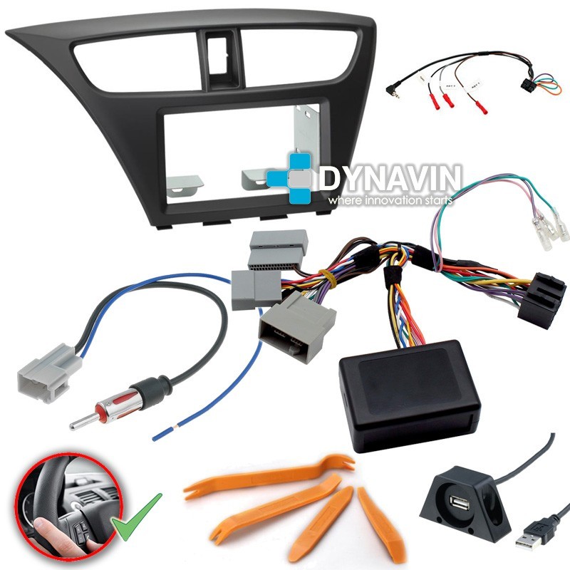 HONDA CIVIC MK9 EUROPEO (+2011) 2DIN KIT RADIO UNIVERSAL