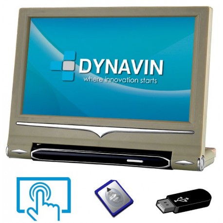 PANTALLA MULTIMEDIA USB, SD, 9" - TACTIL + HD DIGITAL PARA CABECEROS CON SEGURIDAD ACTIVA