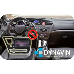 HONDA CIVIC (MK9 USA) - 2DIN GPS HD USB SD DVD BLUETOOTH