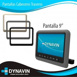 PANTALLA 9" HD, CD, DVD, USB, SD - LCD DIGITAL CABECEROS CON SEGURIDAD ACTIVA 
			 
			