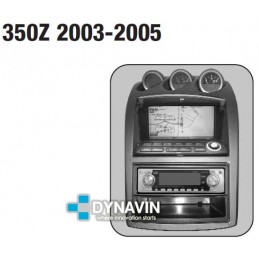 NISSAN 350Z (2003-2006) - MARCO ADAPTADOR 1 y 2 DIN