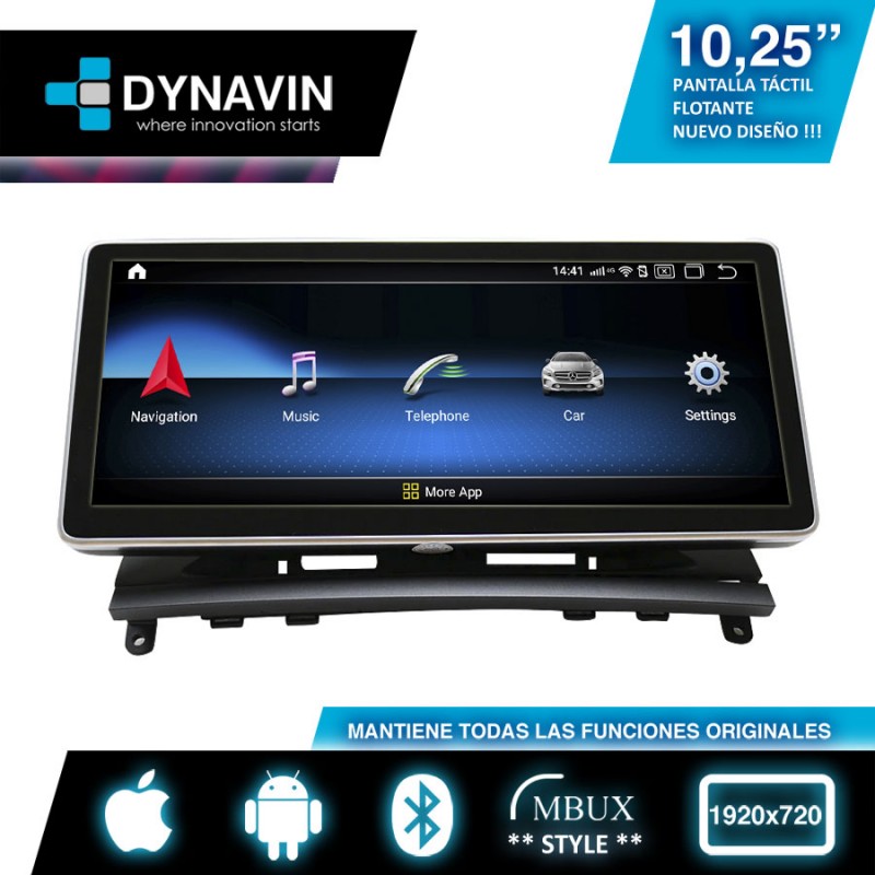 Radios Android Mercedes Clase C W204 ✓ Pantalla 10,25 Carplay Android Auto  Dynavin