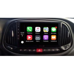 Soporte y marco fascia 2din 9DIN, 10DIN para pantalla android car play Fiat Dobló 2015 2016 2017 2018 2019