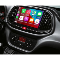 Soporte y marco fascia 2din 9DIN, 10DIN para pantalla android car play Fiat Dobló 2015 2016 2017 2018 2019
						