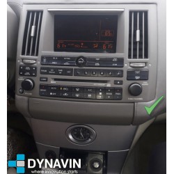 Pantalla multimedia Dynavin-MegAndroid Android Auto CarPlay para Infiniti FX35, FX45 2003 2004 2005 2006 2007 2008