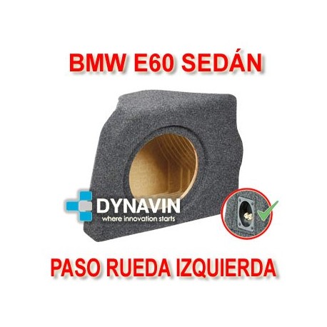 BMW E60 SEDÁN - CAJA ACUSTICA PARA SUBWOOFER ESPECÍFICA PARA HUECO EN EL MALETERO