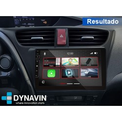 Soporte y marco fascia 2din 9DIN, 10DIN para pantalla android car play Honda Civic MK9 2012 214 2015 2016 2017 2018