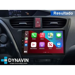 Soporte y marco fascia 2din 9DIN, 10DIN para pantalla android car play Honda Civic MK9 2012 214 2015 2016 2017 2018
						