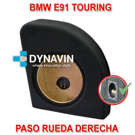 BMW E91 TOURING - CAJA ACUSTICA PARA SUBWOOFER ESPECÍFICA PARA HUECO EN EL MALETERO