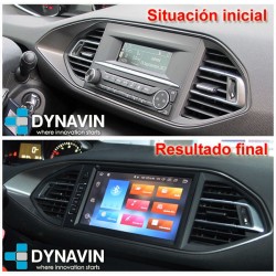 Radio 2din Android GPS Octacore 4GB RAM, 64GB ROM INAND FLASH. Android car dvd Peugeot 308S 2015, 2016 pantalla tactil
						