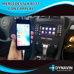 Radio 2din Android GPS Octacore 64GB FLASH. Android Mercedes SLK descapotable R171 2004, 2005, 2006, 2007, 2008, 2009