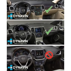 Pantalla multimedia Dynavin-MegAndroid Android Auto CarPlay para Jeep Grand Cherokee 2010,  2012, 2015, 2016, 2017, 2018