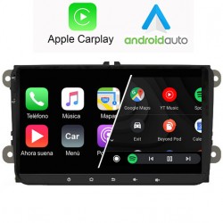 CarPlay Android Auto GPS Octacore 4GB RAM, 64GB ROM  VW rcd510, rcd310, rns815  seat leon, seat altea, skoda superb 
			 
			