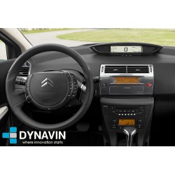Pantalla Multimedia Dynavin-MegAndroid Android Auto CarPlay Citroen C4 2004, 2005, 2007, 2008, 2010
						