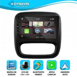 Dynavin N7X 2din integrado CarPlay, Android Auto, GPS, cámara 2016, Renault Trafic 3, Opel Vivaro, Nissan NV300 2014, 2015, 2016 
			 
			