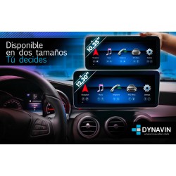 Dynavin Android pantalla táctil CarPlay Mercedes NTG 4.0 gps lcd 10,25" Clase C W204 2007 2008 2009 2010 2011
