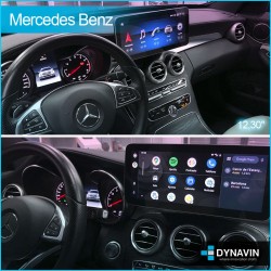Radio 2DIN GPS Mercedes MBUX C W205 2015. V W447. GLC X253. Control Táctil, Entrada Para Cámara Trasera. Command Online.