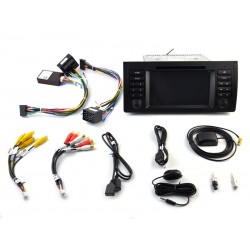 Radio 2din Android GPS Octacore 4GB RAM, 64GB ROM INAND FLASH. Android car bmw serie 5 e39 y range rover vogue 2006
						