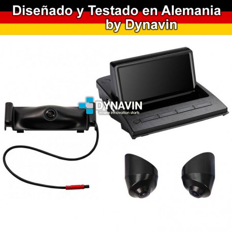 Pantalla Auxiliar Dynavin 360 Fiat Ducato. Cámara trasera Fiat Ducato caravana. Carrozar Fiat Ducato