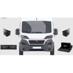 Pantalla Auxiliar Dynavin 360 Fiat Ducato. Cámara trasera Fiat Ducato caravana. Carrozar Fiat Ducato