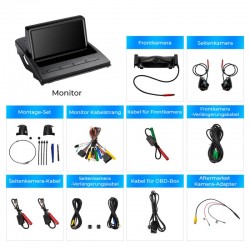 Pantalla Auxiliar Dynavin 360 Fiat Ducato. Cámara trasera Fiat Ducato caravana. Carrozar Fiat Ducato