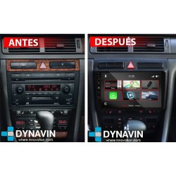 Pantalla Multimedia Dynavin-MegAndroid Android Auto CarPlay Audi A6 C5, 2000, 2001, 2002, 2003, 2004, 2005
						