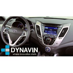 Pantalla Multimedia Dynavin-MegAndroid Android Auto CarPlay Hyundai Veloster 2011 2013 2015 2017 2018
						