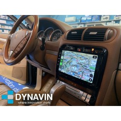 Pantalla Multimedia Dynavin-MegAndroid Android Auto CarPlay Porsche Cayenne Typ E1 2002 2003 2005 2007 2008 2009 2011