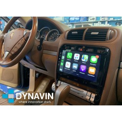 Pantalla Multimedia Dynavin-MegAndroid Android Auto CarPlay Porsche Cayenne Typ E1 2002 2003 2005 2007 2008 2009 2011
						