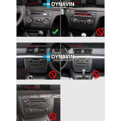 Pantalla Dynavin-MegAndroid Android Auto CarPlay para BMW Serie 1 E81 E82 E87 E88 2003 2005 2007 2009 2011
						