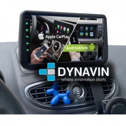 Pantalla Multimedia Dynavin-MegAndroid Android Auto CarPlay Renault Clio III de 2005 2007 2009 2011 2012 
			 
			