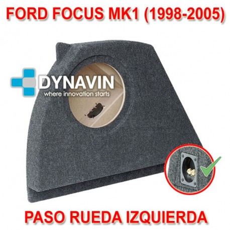 FORD FOCUS MK1 (1998-2005) - CAJA ACUSTICA PARA SUBWOOFER ESPECÍFICA PARA HUECO EN EL MALETERO
