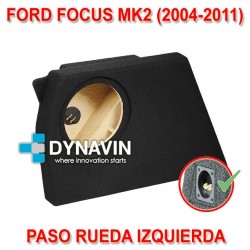 FORD FOCUS MK2 (2004-2011) - CAJA ACUSTICA PARA SUBWOOFER ESPECÍFICA PARA HUECO EN EL MALETERO 
			 
			