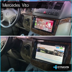 Pantalla Multimedia Dynavin-MegAndroid Android Auto CarPlay Mercedes Clase A W169, Clase B W245, Vito W639