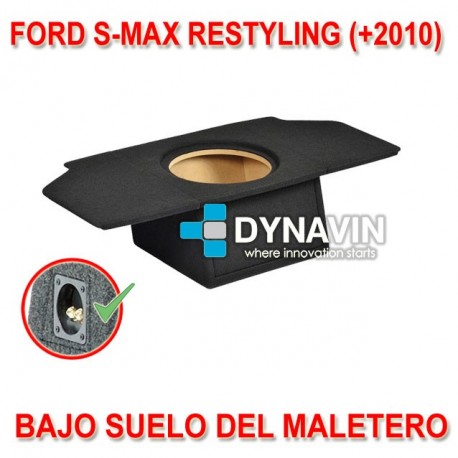 FORD S-MAX MK1 RESTY (+2010) - CAJA ACUSTICA PARA SUBWOOFER ESPECÍFICA PARA HUECO EN EL MALETERO