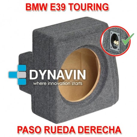 BMW E39 TOURING (1996-2004) - CAJA ACUSTICA PARA SUBWOOFER ESPECÍFICA PARA HUECO EN EL MALETERO