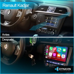 Pantalla Multimedia Dynavin-MegAndroid Android Auto CarPlay Renault Kadjar 2015 2017 2019 2021
						