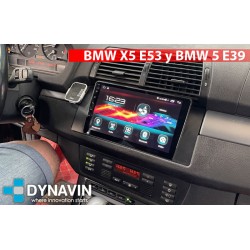 Pantalla Multimedia Dynavin-MegAndroid Android Auto CarPlay BMW X5 E53 1999 2001 2003 2005