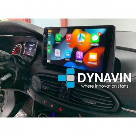 Pantalla Multimedia Dynavin-MegAndroid Android Auto CarPlay Fiat Tipo 2019 2020 2021 2022 2023 Uconnect
