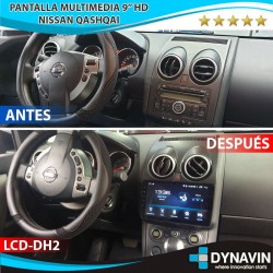 Pantalla Multimedia Dynavin-MegAndroid Android Auto CarPlay Nissan Qashqai J10 Connect1 2007, 2008, 2009, 2010
						