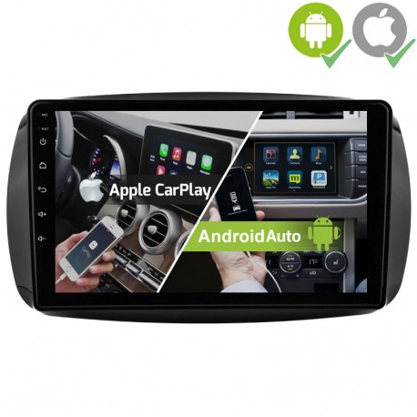 Pantalla Multimedia Dynavin-MegAndroid Android Auto CarPlay Smart For Two C453 y For Four W453 2015 2016 2017 2019 2020