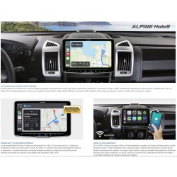 Autoradio 1din Estación Multimedia Alpine ILX-F905D Apple Car Play, Android auto, control pantalla táctil, usb
						