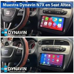 Pantalla Multimedia Dynavin-MegAndroid Android Auto CarPlay Seat Altea Seat Toledo MK1 2005 2007 2009 2011
						