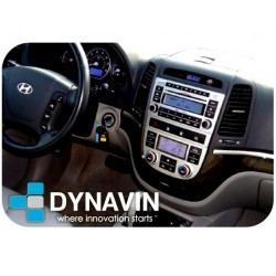 Pantalla Multimedia Dynavin-MegAndroid Android Auto CarPlay Hyundai Santa Fe 2006 2007 2008 2009 2010 2011