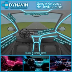 Dynavin Kit Upgrade Iluminación Ambiental. Luces Led Color Ambiance