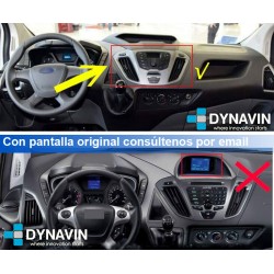 Pantalla Multimedia Dynavin-MegAndroid Android Auto CarPlay Ford Transit Tourneo Custom 2012 2013 2014 2015 2016 2017