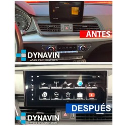 Radio pantalla 2din gps Android octacore 10,25pulgadas Dynavin Audi Q5 FY 2016 2017 2018 2019 2020