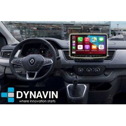 Pantalla multimedia Dynavin-MegAndroid Android Auto CarPlay Renault Trafic 4 2021 2022 2023 2024 
			 
			